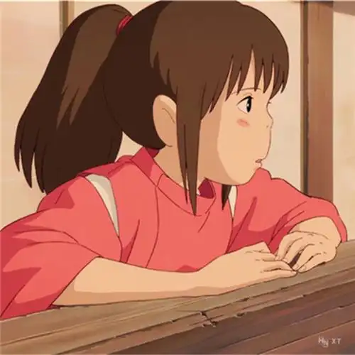 宫崎骏吉卜力电影人物插画封面动漫动画二次元千寻荻野千寻头像动漫