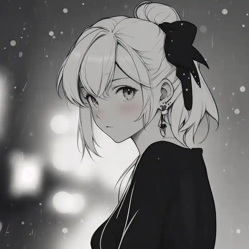 模糊感头像92|动漫女生伤感风